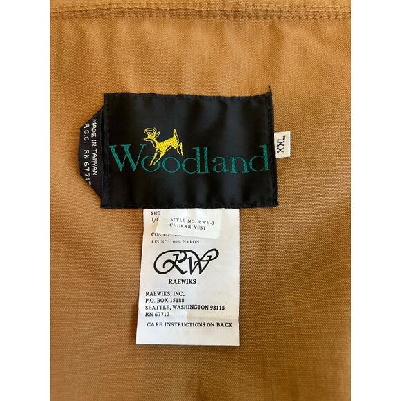 Raewik’s woodland chukar hunting men’s vest XXL utility bird upland game fowl - Picture 3 of 8